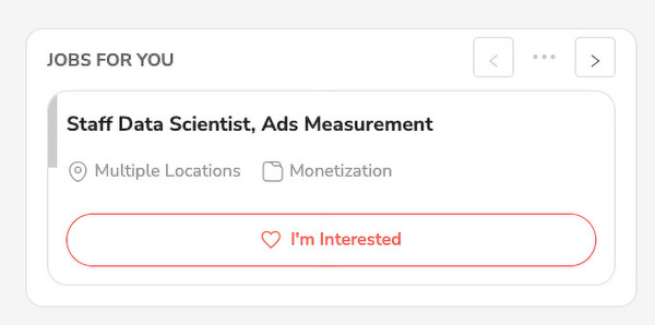 ▣ 피플 애널리틱스팀에서 데이터 분석을 담당하고 있는 필자는 엔지니어링 팀 내 광고 데이터를 분석하는 팀의 데이터 사이언티스트 포지션을 추천 받았다.